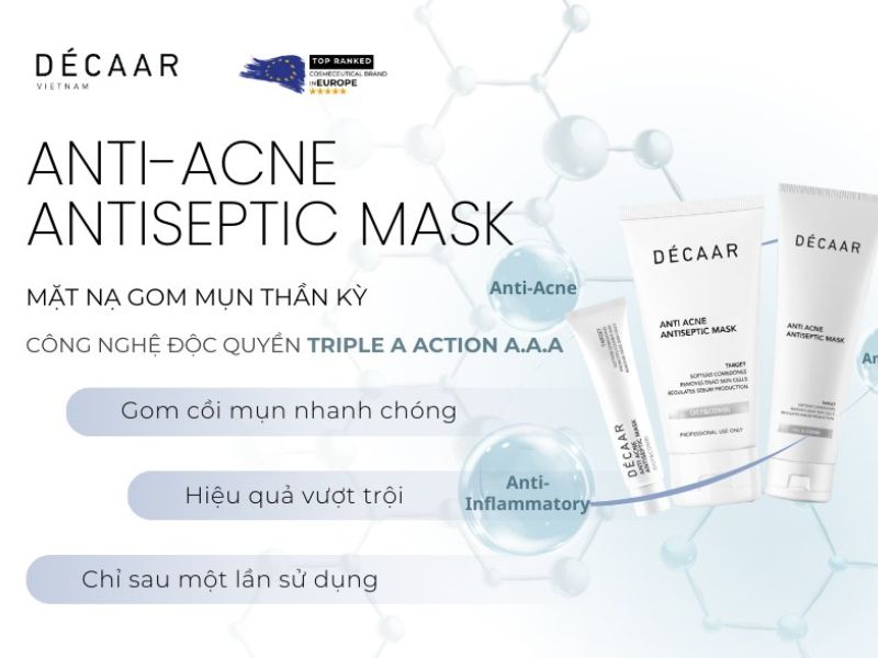 Anti Acne Antiseptic Mask của Décaar